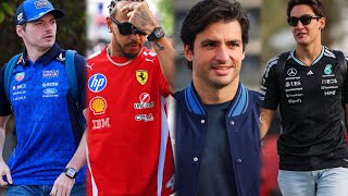 Max Verstappen Lewis Hamilton & More F1 Drivers Arrive In Bahrain For Pre Season Testing Bts