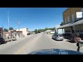 Driving through small towns.   Part 1.  A day in the life of a truck driver USA.