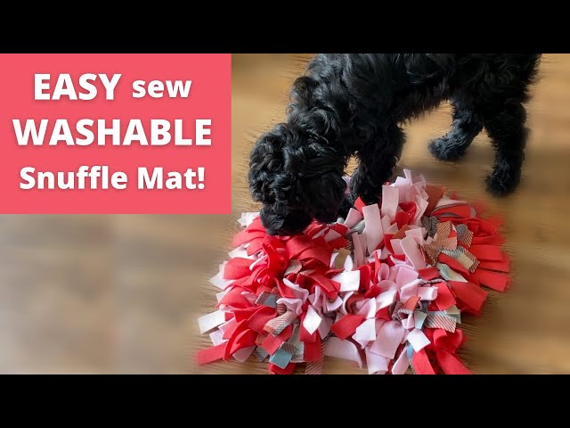 DIY Dog Sniffing Puzzle Mat 