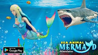 Mermaid Simulator 3D Sea Games | Gameplay Walkthrough In HD | Android | 3DBrains | Fun Games screenshot 1