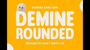 Demine Rounded Font Download