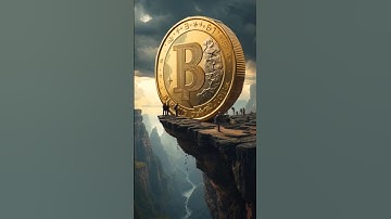 TINY WORKER ARE WORKING ON A GIANT BITCOIN #ai #shortvideo #shorts #bitcoin