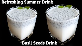 Refreshing Basil Seeds Drink | Sabja Seeds Sherbat | Easy Summer Drink | #shorts @MySunshinesz