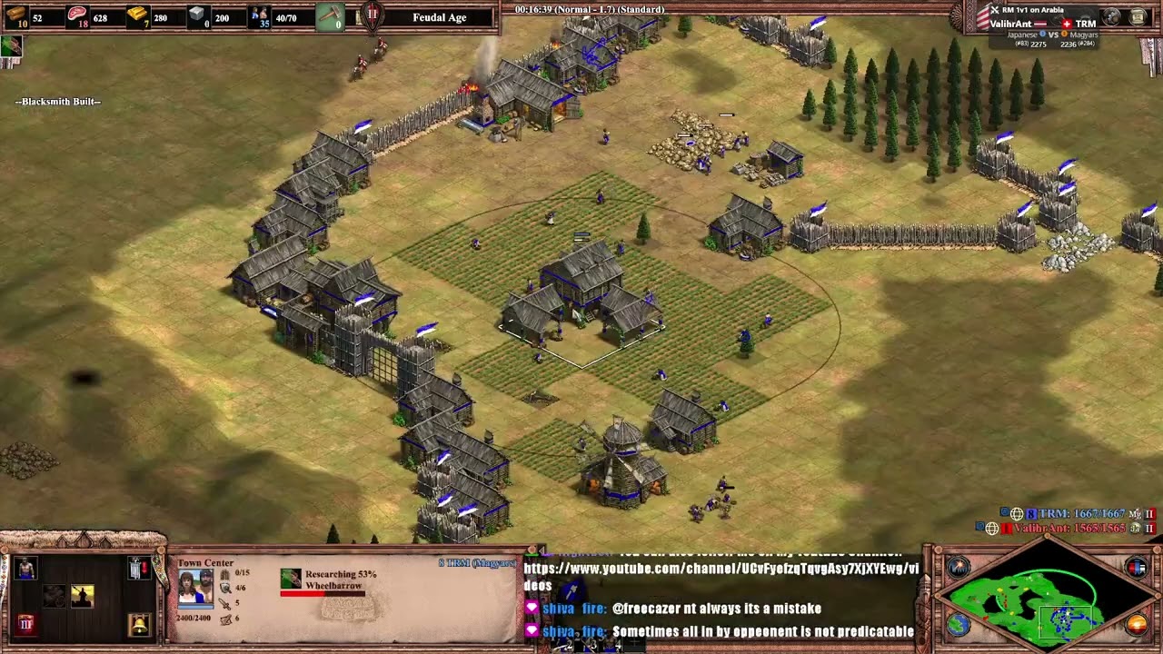 1vs1 Arabia RM 2k2+ Elo | Magyars vs Japanese | vs ValihrAnt 