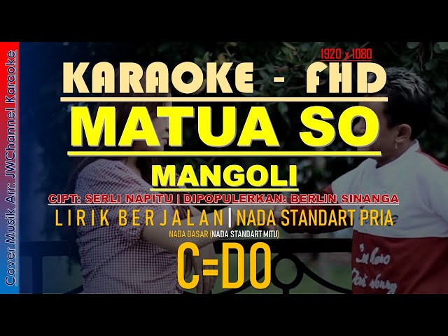 BERLIN SINAGA MATUA SO MANGOLI KARAOKE [Lirik Berjalan] class=