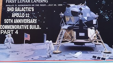 APOLLO 11 MOON LANDING VINTAGE KIT BUILD PART 4,THE ASCENT STAGE.