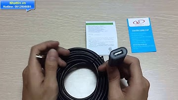 Giới thiệu Cáp USB nối dài 10m có chíp khuếch đại chính hãng Ugreen UG-10321 cao cấp