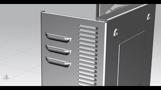 How to use Louver feature in NX11.0 Sheet Metal.