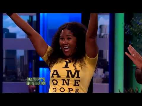 This Woman Goes Crazy For Harvey's Hundreds!