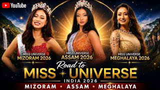 Miss Universe India 2026 Northeast State Finalists 😍