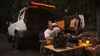 Picking Up a “NEW” Turntable and Car Camping on a Humid Summer Night | Upper San Juan Campground