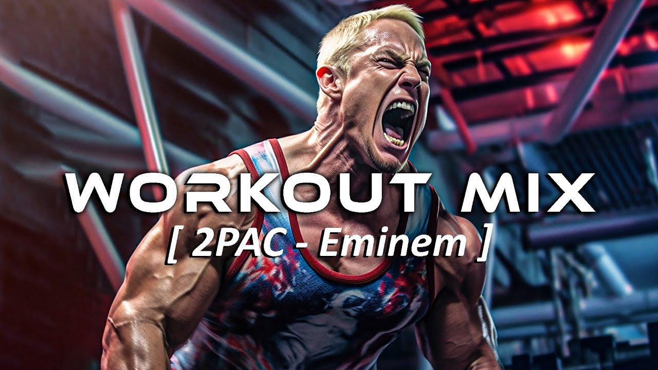 [ 2PAC, Eminem ] AGGRESSIVE RAP WORKOUT MUSIC MIX 2023 🔥 Best Hip Hop Workout Music Mix 2023 