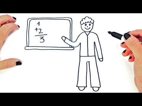 Video: Cómo Dibujar Un Maestro