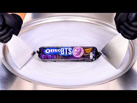 ASMR | Ice Cream Rolls - Oreo BTS