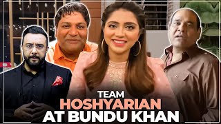 Hoshyarian Team At Bundu Khan| Haroon Rafiq Agha Majid Saleem Albela Dinner Vlog By Irza Khan
