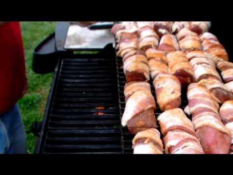 Grilled Cajun Bacon-Wrapped Wild Turkey & Deer