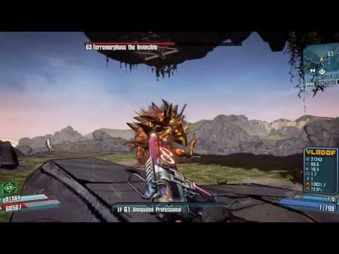 Borderlands2 solo: ボーダーランズ2(3週目)Terramorphous the Invincibleを挑戦してみた