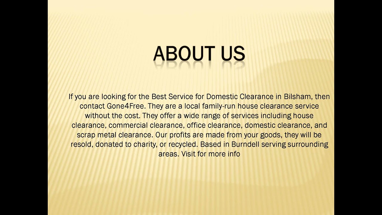 Best Service for Domestic Clearance in Bilsham