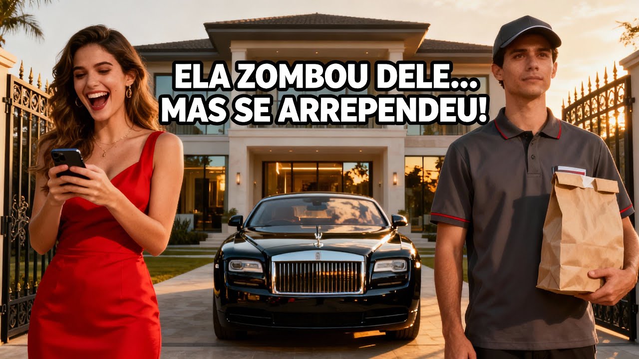 ELA RIO DO ENTREGADOR… ATÉ DESCOBRIR QUEM ELE ERA DE VERDADE!