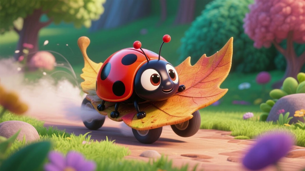 Ladybug’s Magical Leaf Ride | Fun Nursery Rhymes & Kids Songs