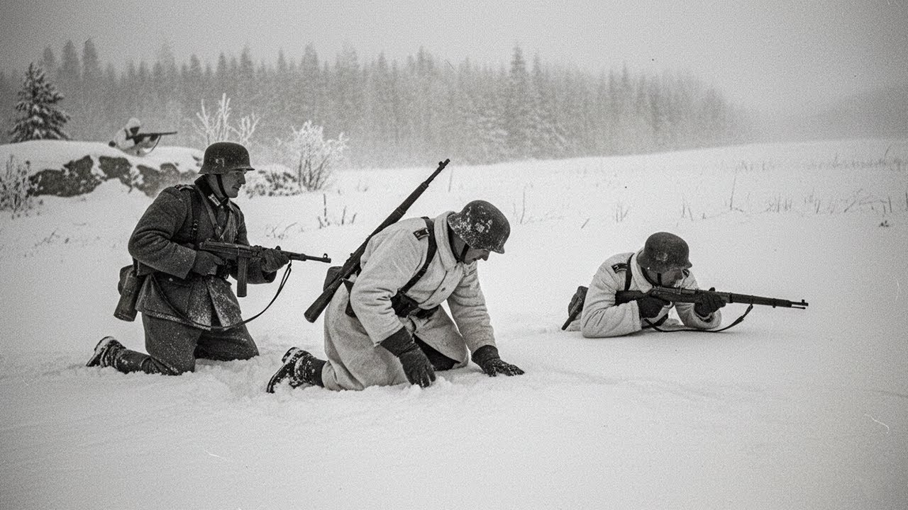 Wehrmacht věřil stopám ve sněhu, dokud je falešné stopy nezavedly do pasti!