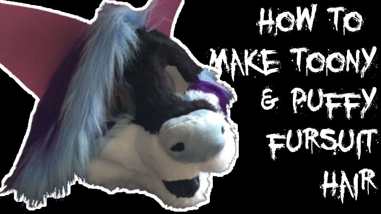 How To Make Toony Puffy Fursuit Hair YouTube