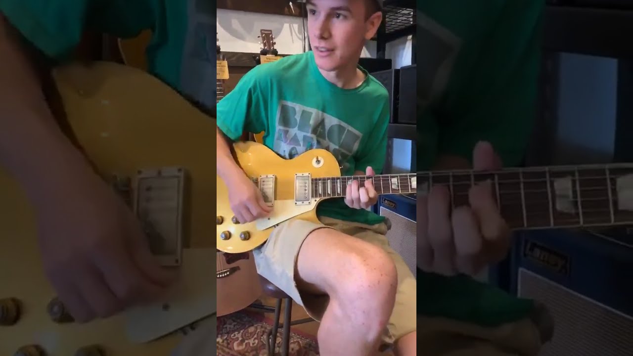 1955 Gibson Les Paul Goldtop | Rare Vintage P90 Conversion Demo at Echo Tone Guitars