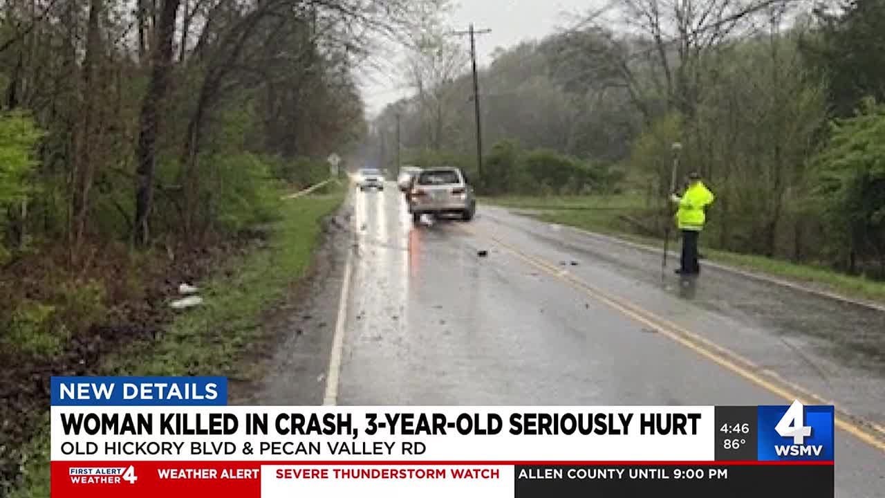 Woman killed, 3-year-old critically injured after crash in Nashville ...