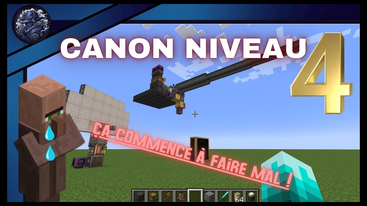 Un canon puissant qui pardonne pas avec système de visée automatique et
