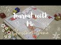 *ੈChristmas Journal With me | Art Journal | asmr | Aesthetic Christmas Theme✩♡˚ ✧