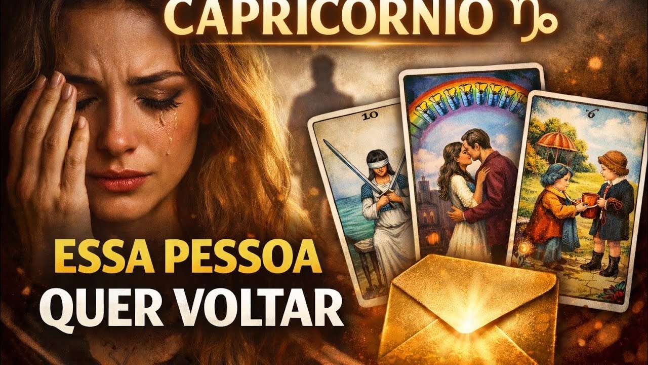 Capricórnio ♑ Essa pessoa vai te procurar e isso muda tudo – Reconciliação e novo começo inevitável