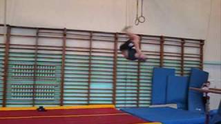 Round Off Double Backflip/ Kahekordne Salto Taha
