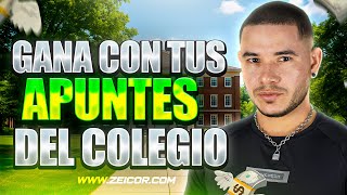CÓMO GANAR DINERO CON LOS APUNTES DE Tu COLEGIO O UNIVERSIDAD (STUVIA) - Zeicor
