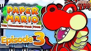 Hooktail Boss Fight!  Paper Mario: The ThousandYear Door Gameplay Walkthrough Part 3  Chapter 1!