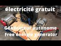 #Électricité gratuite,générateur autonome,free energy generator