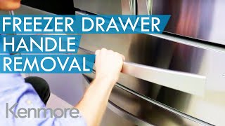 How to Remove Freezer Drawer Handles