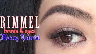 アイメイク｜リンメルの新商品で眉＆アイメイク★ | [Rimmel] Brows & halo Eyes Makeup Tutorial