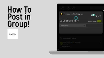 How to Post in Group on Mewe [easy]
