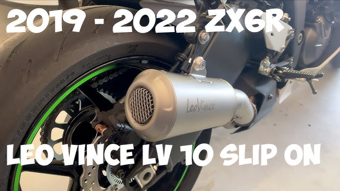 leovince lv-10 slip-on exhaust ninja 400