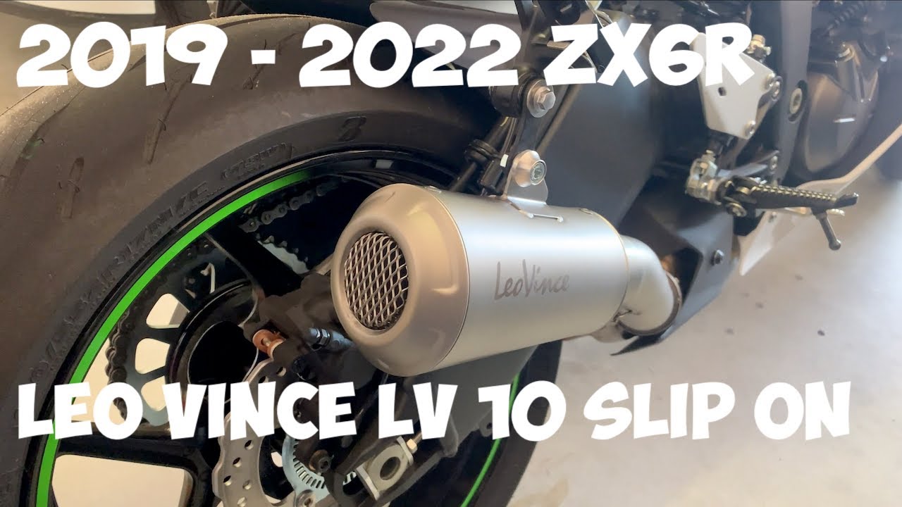 LeoVince LV-10 Slip-On Exhaust for the Kawasaki ZX10R / ZX-10RR