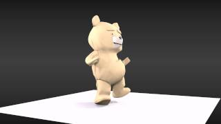 IpISoft Blender mocap bear animation test