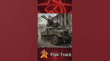 FLAK TRACK Soviet unit anti-aircraft 🛻 #gaming #shorts