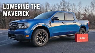 Lowering The Ford Maverick AWD - LOOKS SO GOOD!