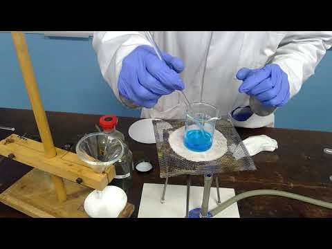 Preparation of Copper Sulfate Crystals