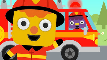 Here Comes The Fire Truck 🚒 | Ooh-wee-ooh! | Noodle & Pals