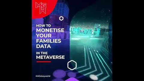 Monetize your family data in the Metaverse