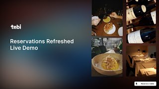 Live Demo Reservations NL