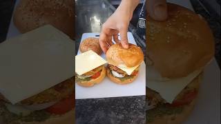Viral kurkure burger #shorts #shortsfeed #burger #streetfood #food #ytshorts #recipe