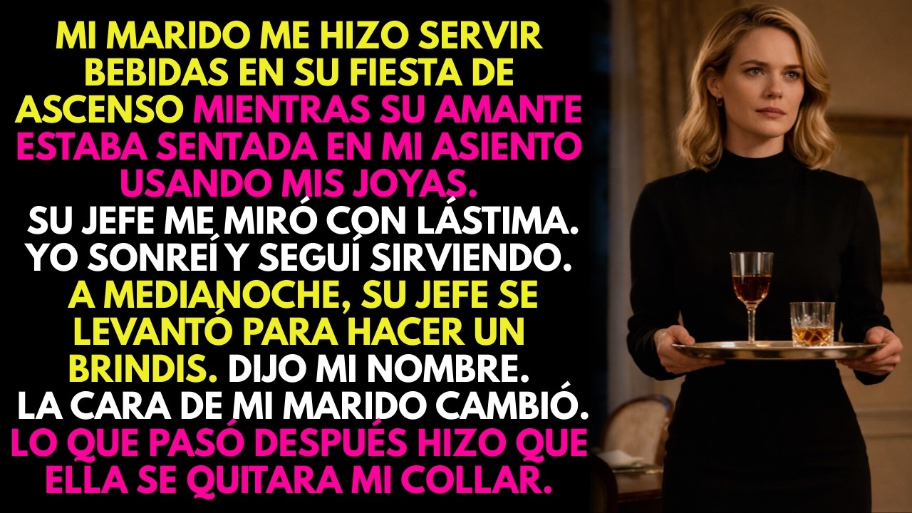Mi esposo me humilló: me hizo servir bebidas mientras su amante llevaba mis joyas
