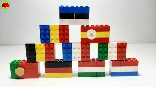 Build Some LEGO Europe Countries Flags (Easy Tutorial)